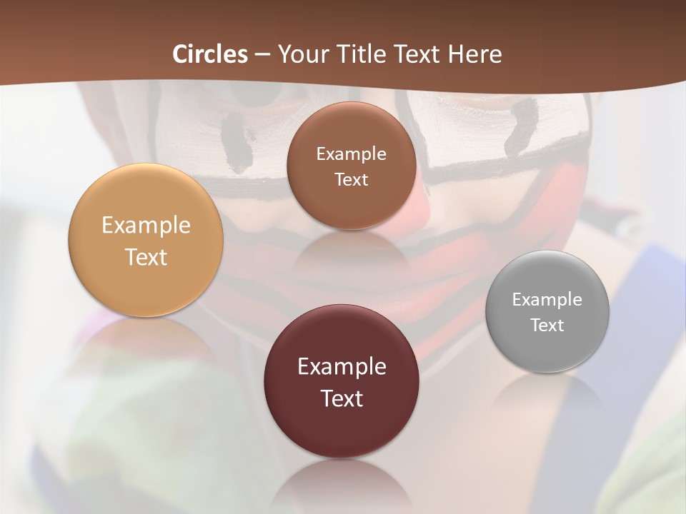 Human Face Entertainment Preschool PowerPoint Template