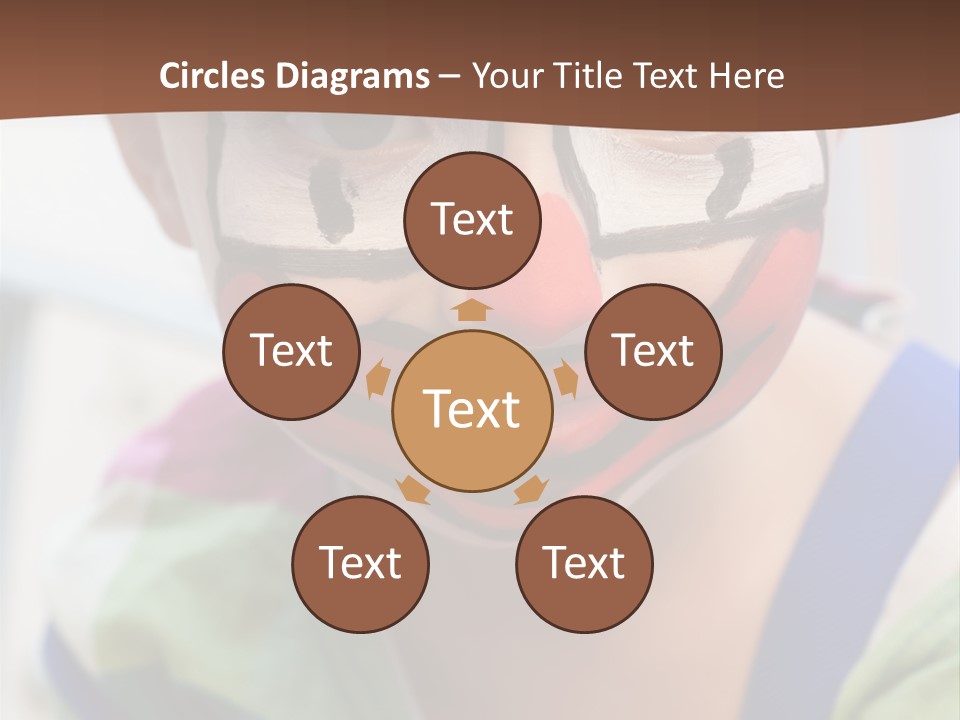 Human Face Entertainment Preschool PowerPoint Template