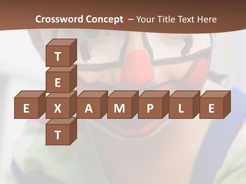 Human Face Entertainment Preschool PowerPoint Template