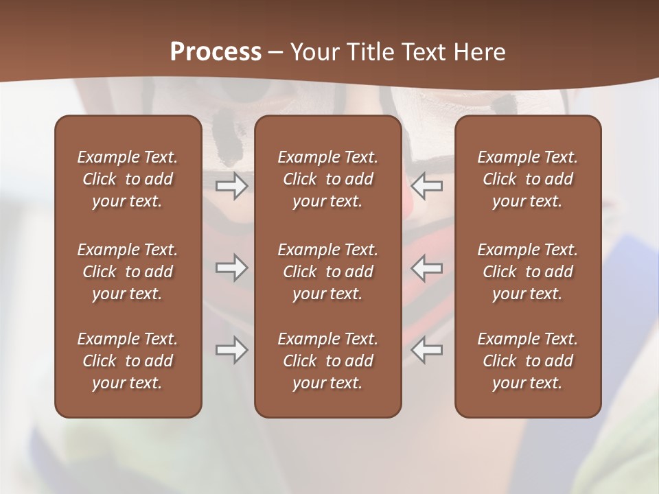 Human Face Entertainment Preschool PowerPoint Template