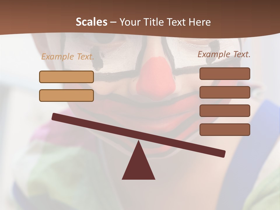 Human Face Entertainment Preschool PowerPoint Template
