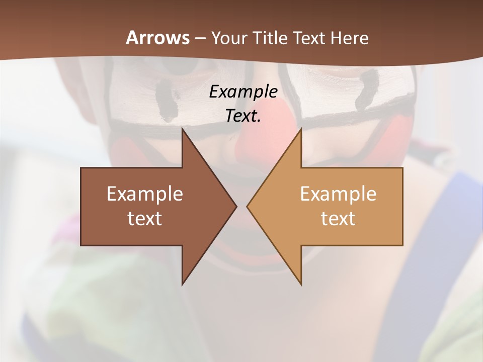 Human Face Entertainment Preschool PowerPoint Template