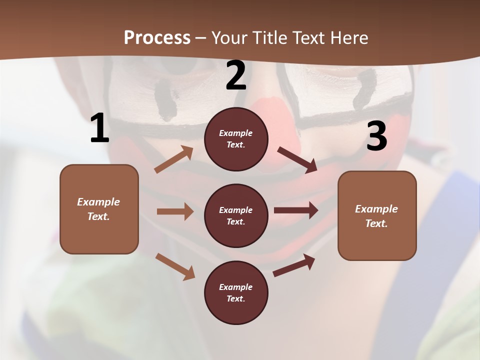 Human Face Entertainment Preschool PowerPoint Template