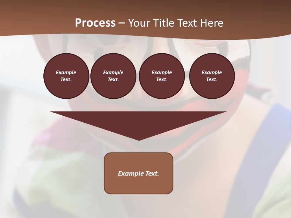 Human Face Entertainment Preschool PowerPoint Template