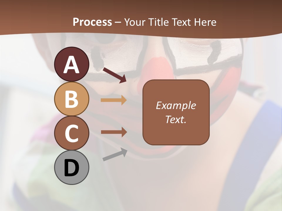 Human Face Entertainment Preschool PowerPoint Template