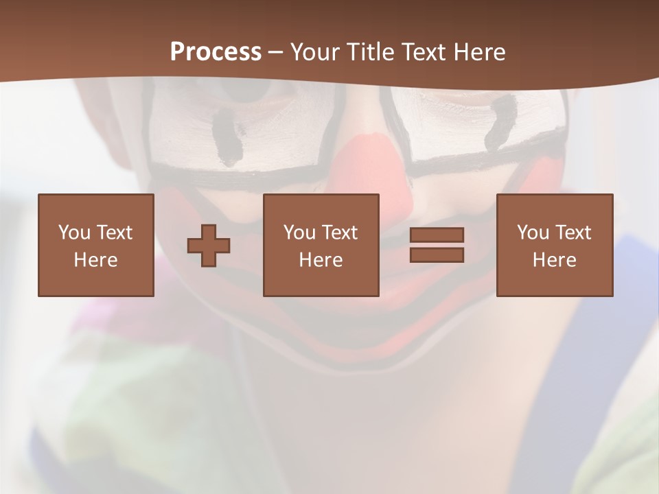 Human Face Entertainment Preschool PowerPoint Template