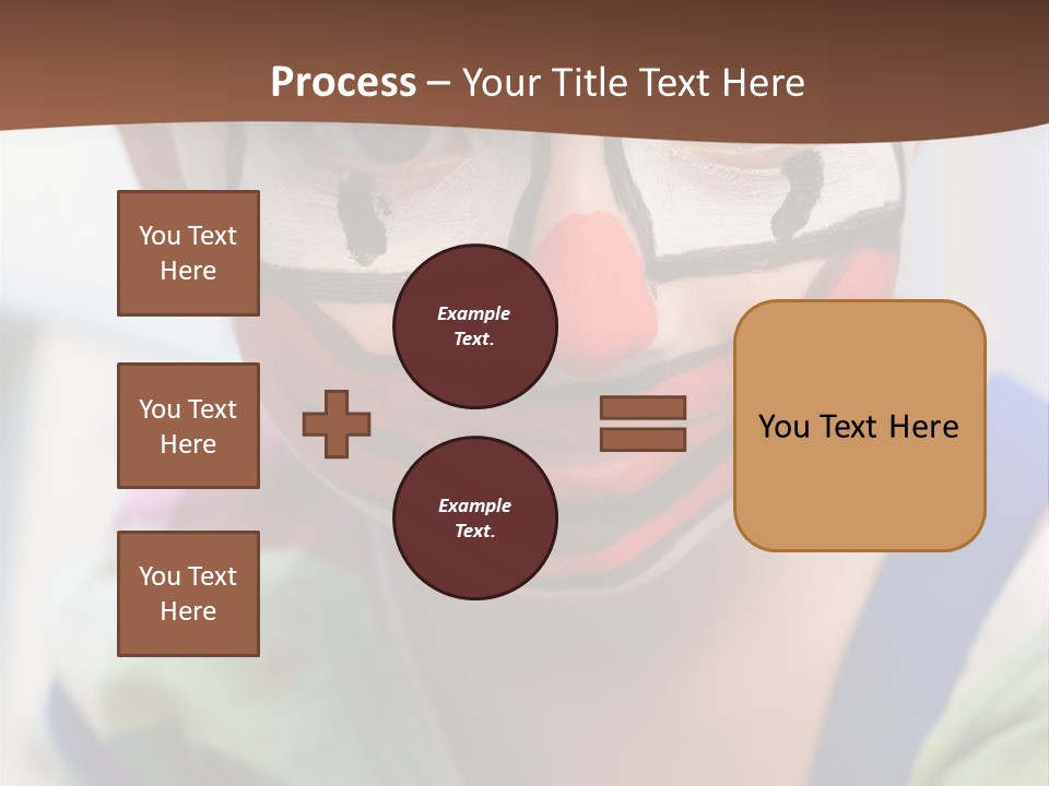 Human Face Entertainment Preschool PowerPoint Template
