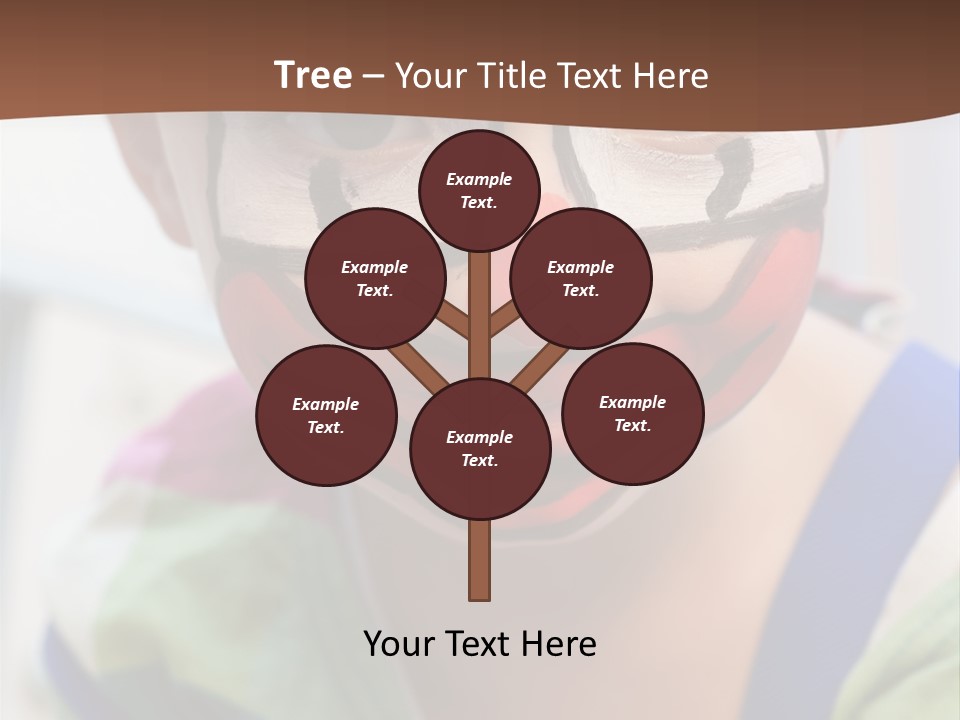 Human Face Entertainment Preschool PowerPoint Template