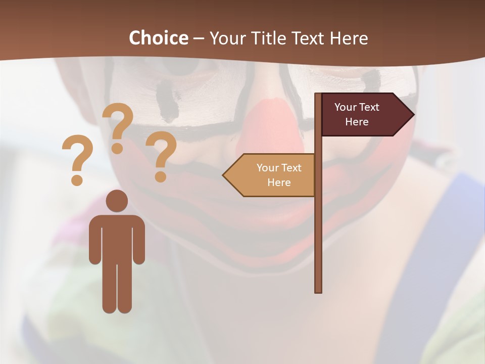 Human Face Entertainment Preschool PowerPoint Template