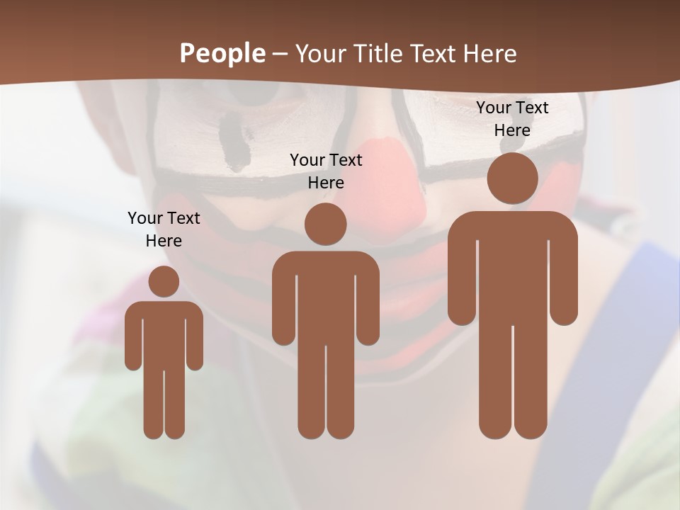 Human Face Entertainment Preschool PowerPoint Template