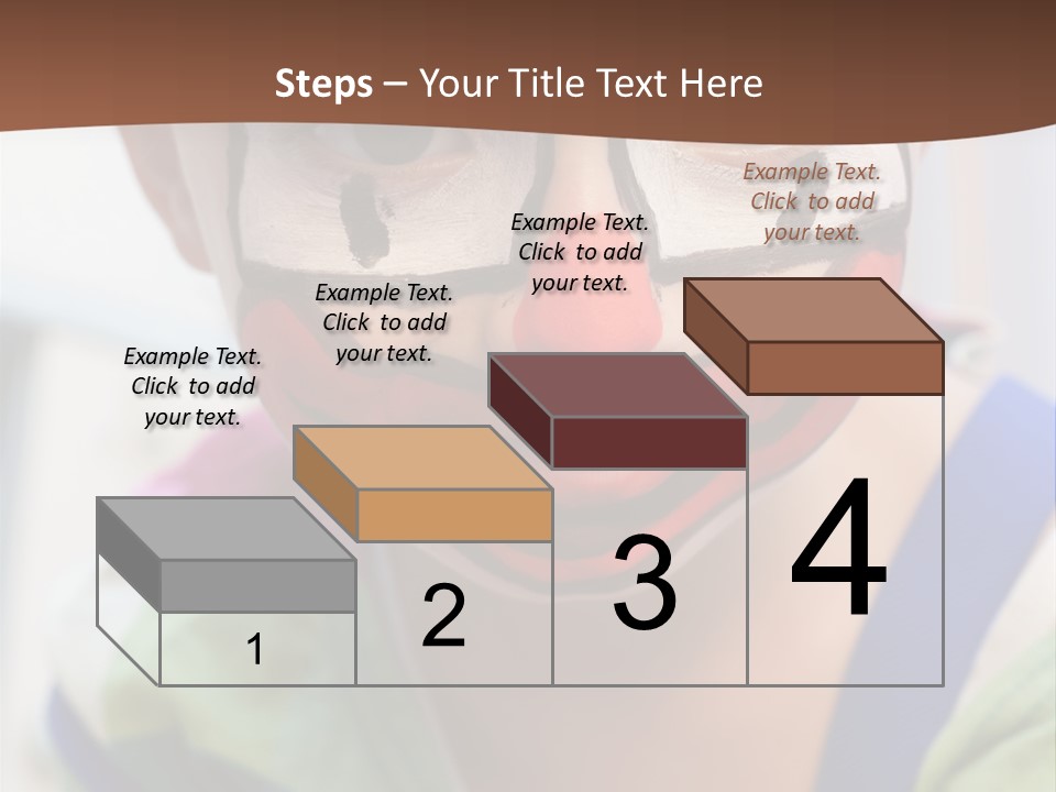 Human Face Entertainment Preschool PowerPoint Template