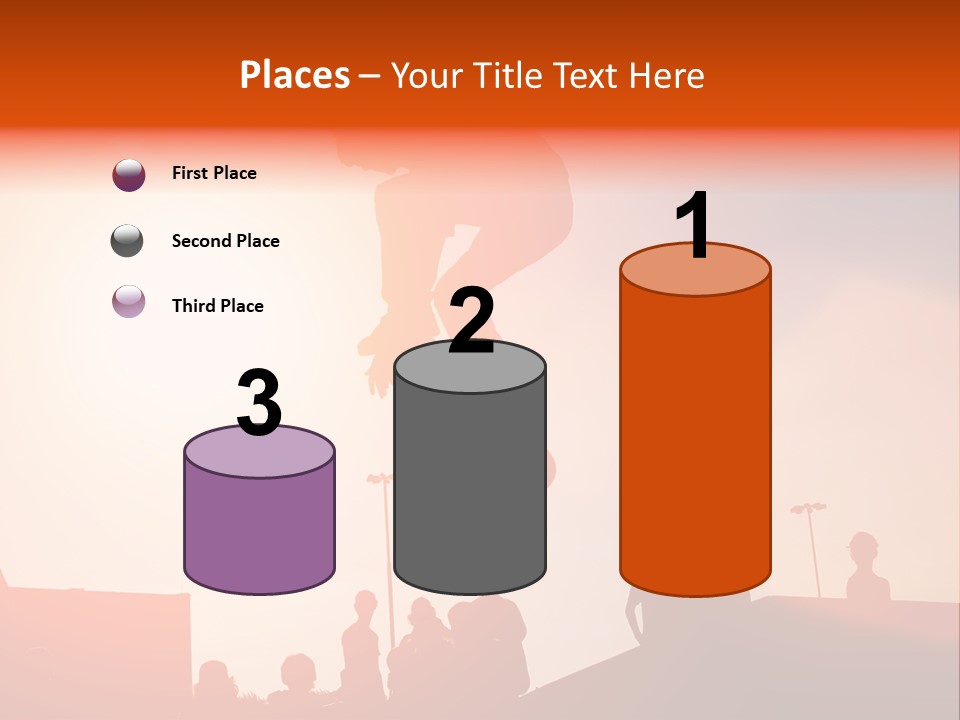 A Person Jumping A Skate Board In The Air PowerPoint Template