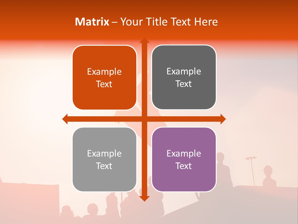 A Person Jumping A Skate Board In The Air PowerPoint Template