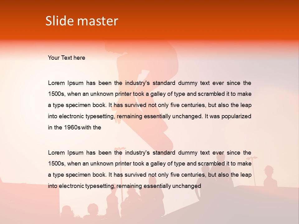 A Person Jumping A Skate Board In The Air PowerPoint Template