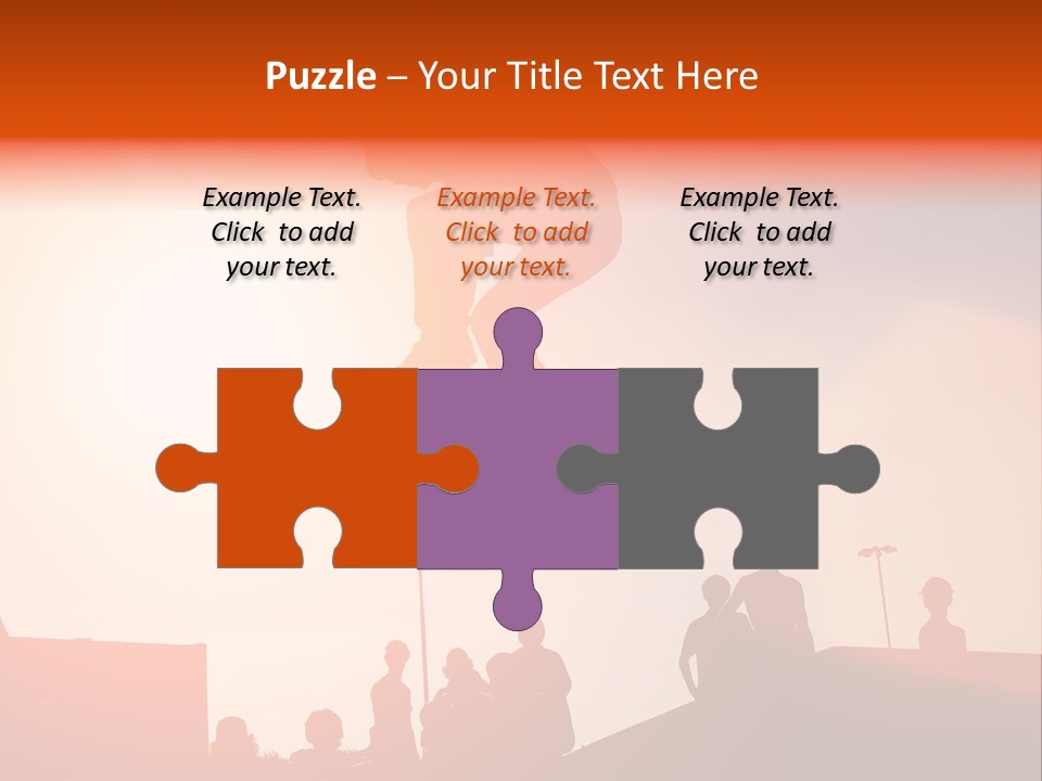 A Person Jumping A Skate Board In The Air PowerPoint Template