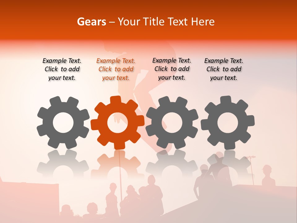 A Person Jumping A Skate Board In The Air PowerPoint Template