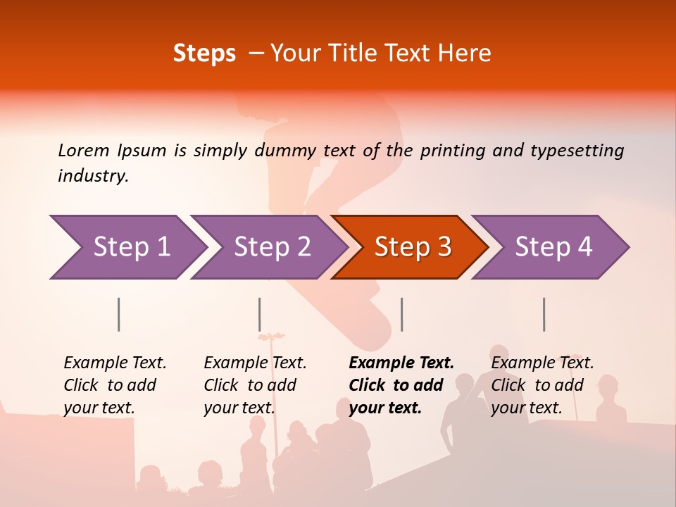 A Person Jumping A Skate Board In The Air PowerPoint Template