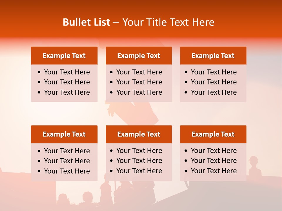 A Person Jumping A Skate Board In The Air PowerPoint Template