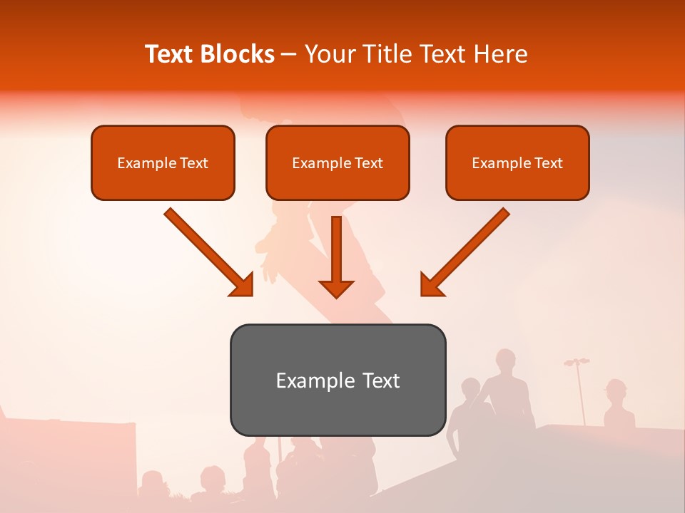A Person Jumping A Skate Board In The Air PowerPoint Template