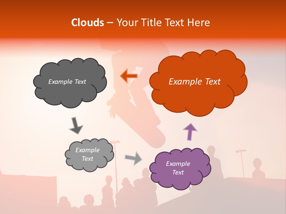 A Person Jumping A Skate Board In The Air PowerPoint Template