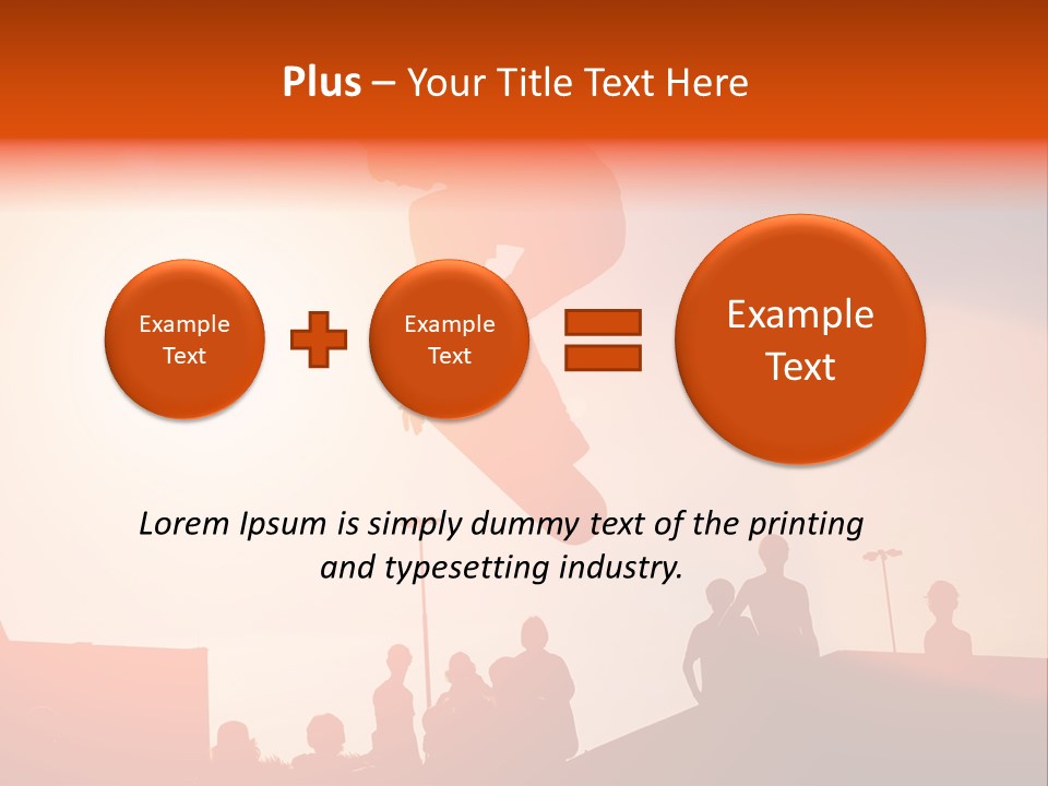 A Person Jumping A Skate Board In The Air PowerPoint Template