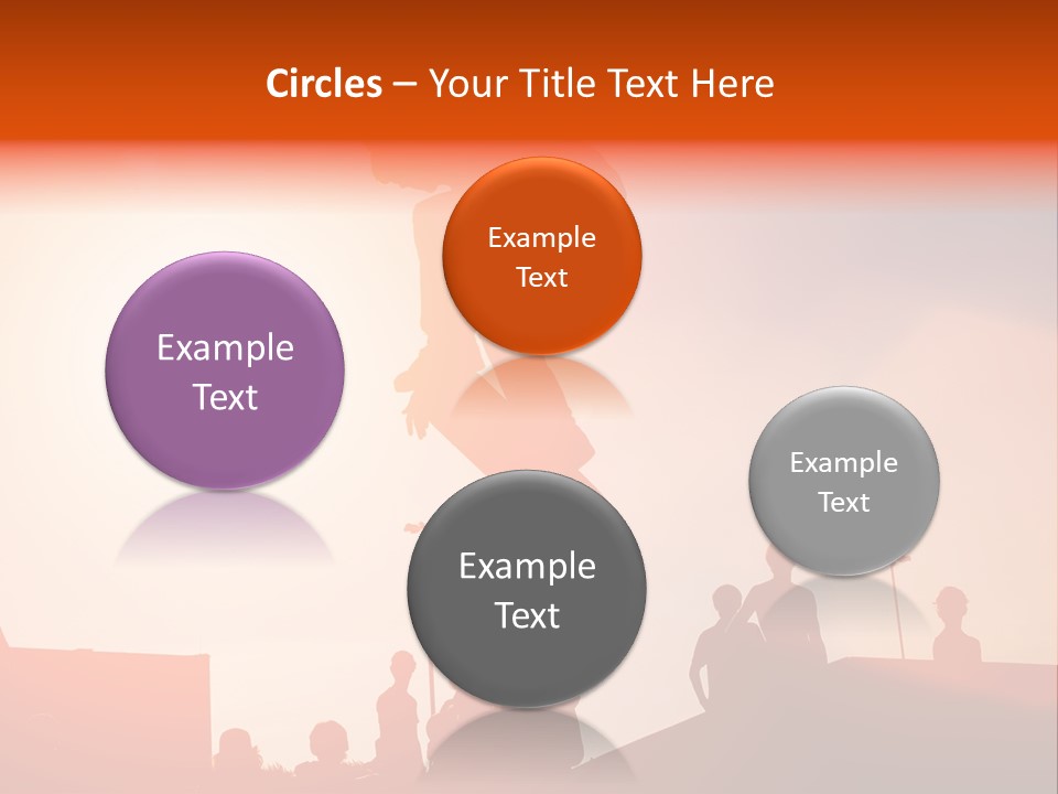 A Person Jumping A Skate Board In The Air PowerPoint Template