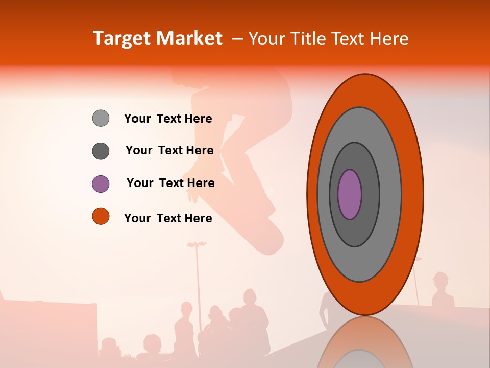 A Person Jumping A Skate Board In The Air PowerPoint Template