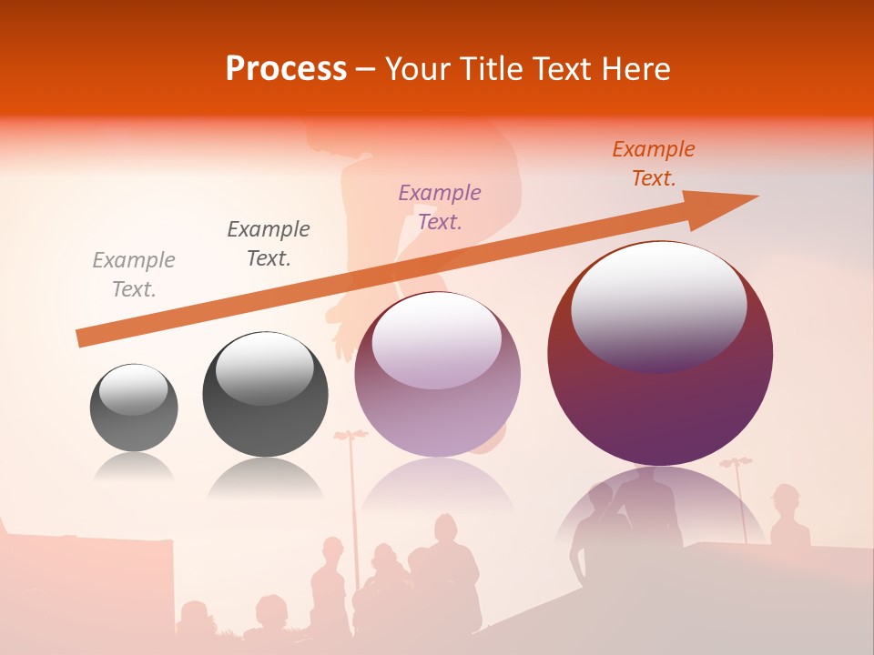 A Person Jumping A Skate Board In The Air PowerPoint Template