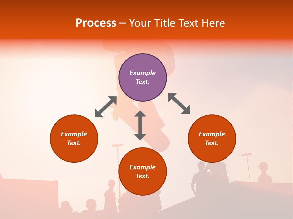 A Person Jumping A Skate Board In The Air PowerPoint Template