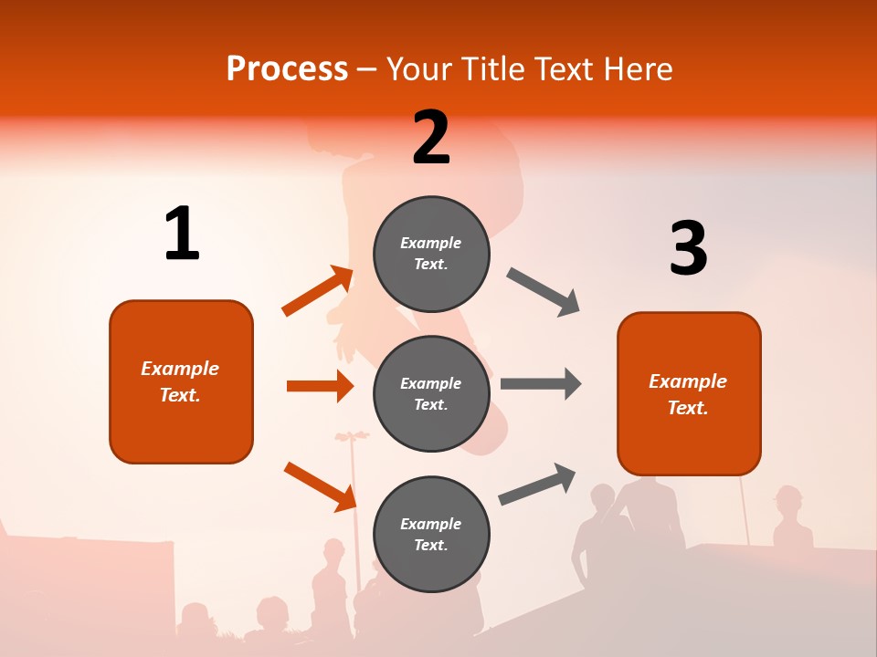 A Person Jumping A Skate Board In The Air PowerPoint Template