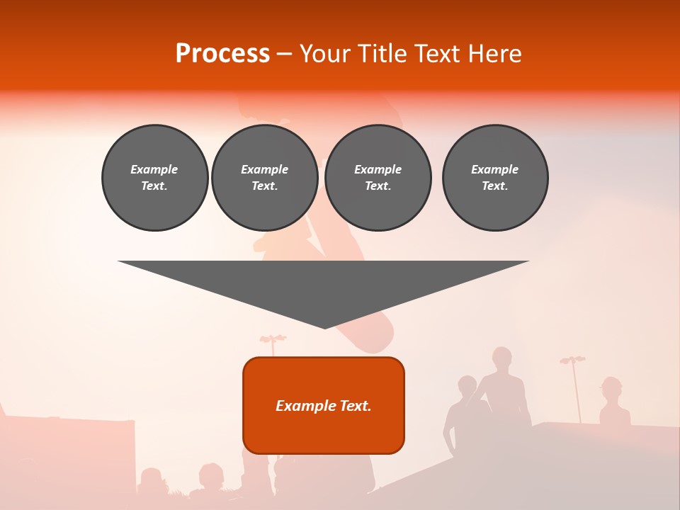 A Person Jumping A Skate Board In The Air PowerPoint Template