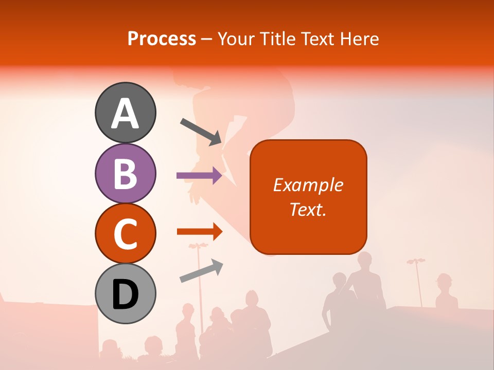 A Person Jumping A Skate Board In The Air PowerPoint Template