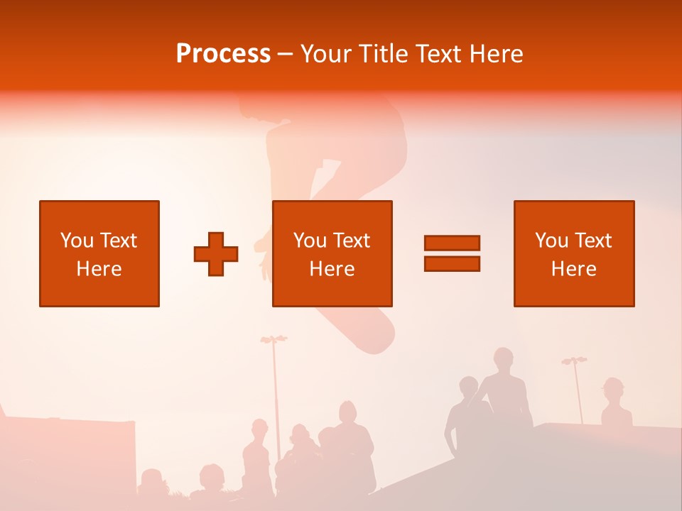 A Person Jumping A Skate Board In The Air PowerPoint Template
