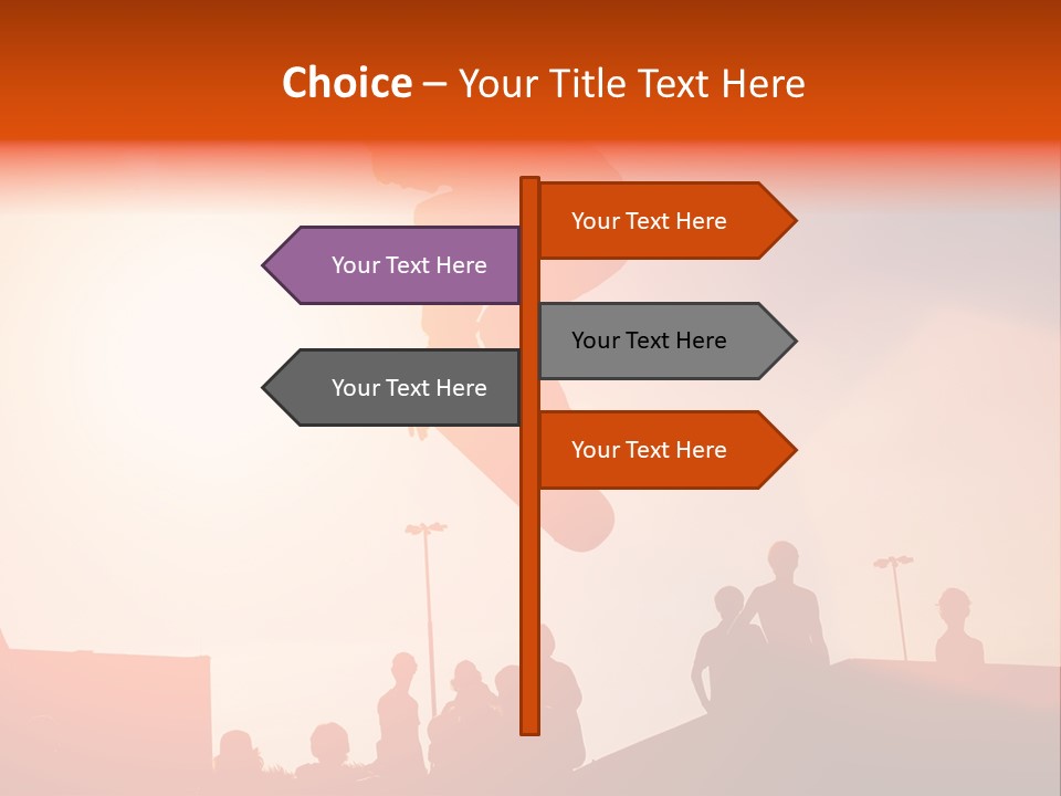 A Person Jumping A Skate Board In The Air PowerPoint Template