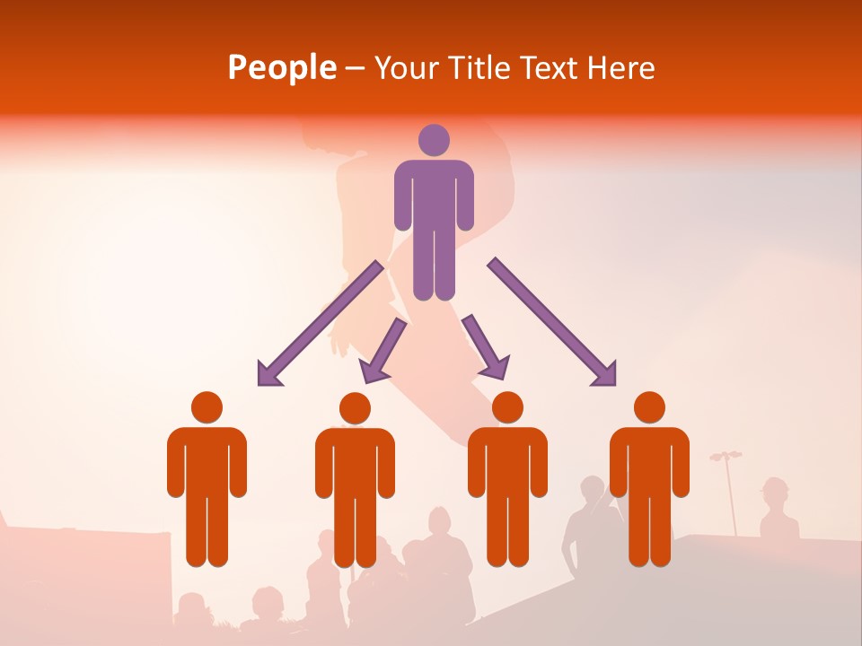 A Person Jumping A Skate Board In The Air PowerPoint Template