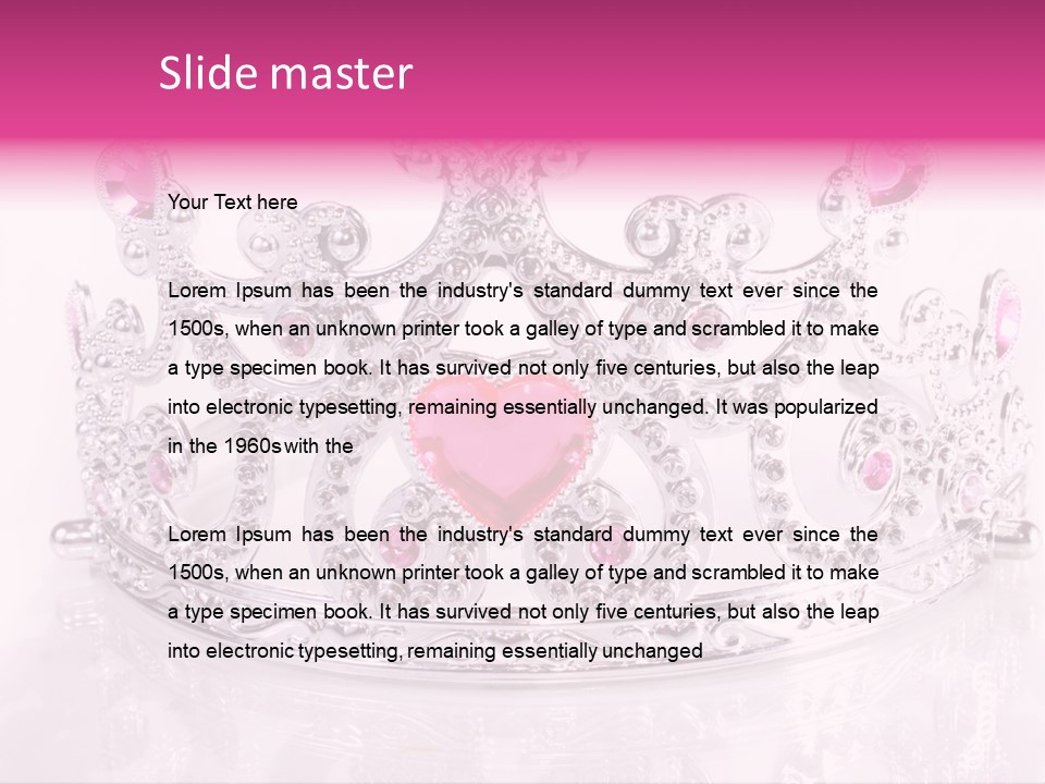 Fake Costume Pretend PowerPoint Template