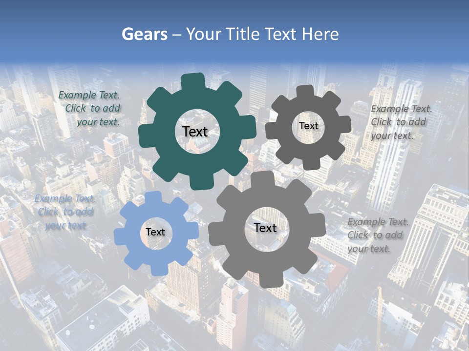 World City Outside PowerPoint Template