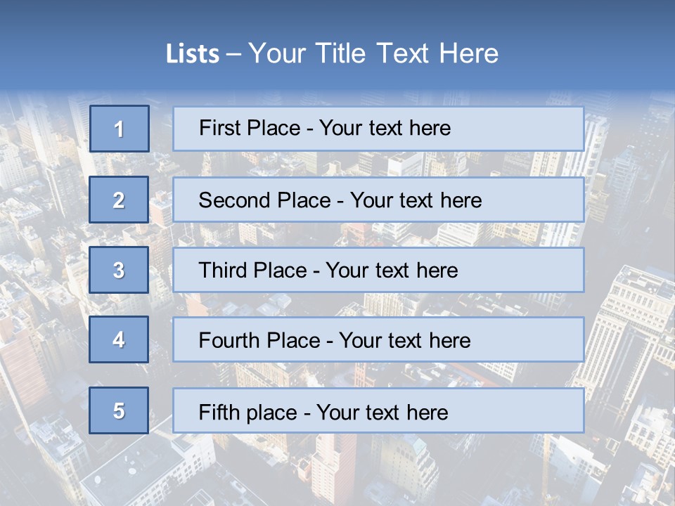World City Outside PowerPoint Template