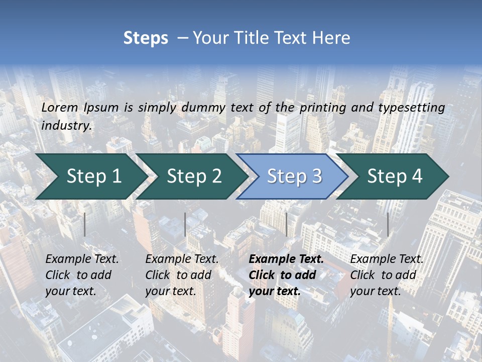 World City Outside PowerPoint Template