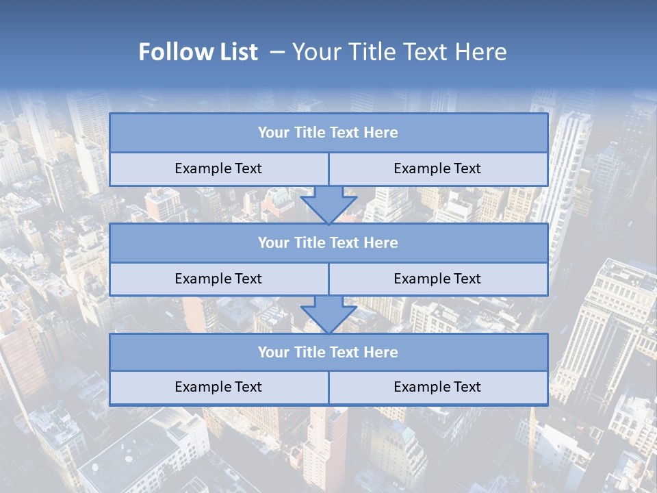 World City Outside PowerPoint Template