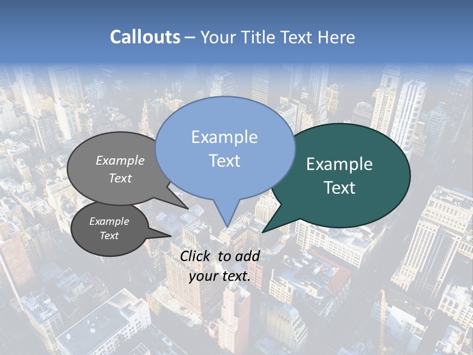 World City Outside PowerPoint Template