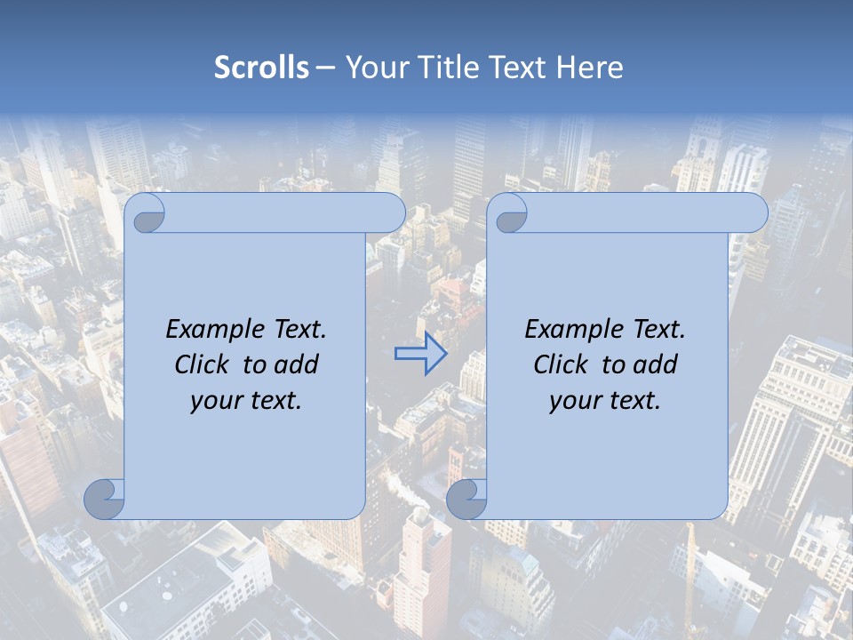 World City Outside PowerPoint Template