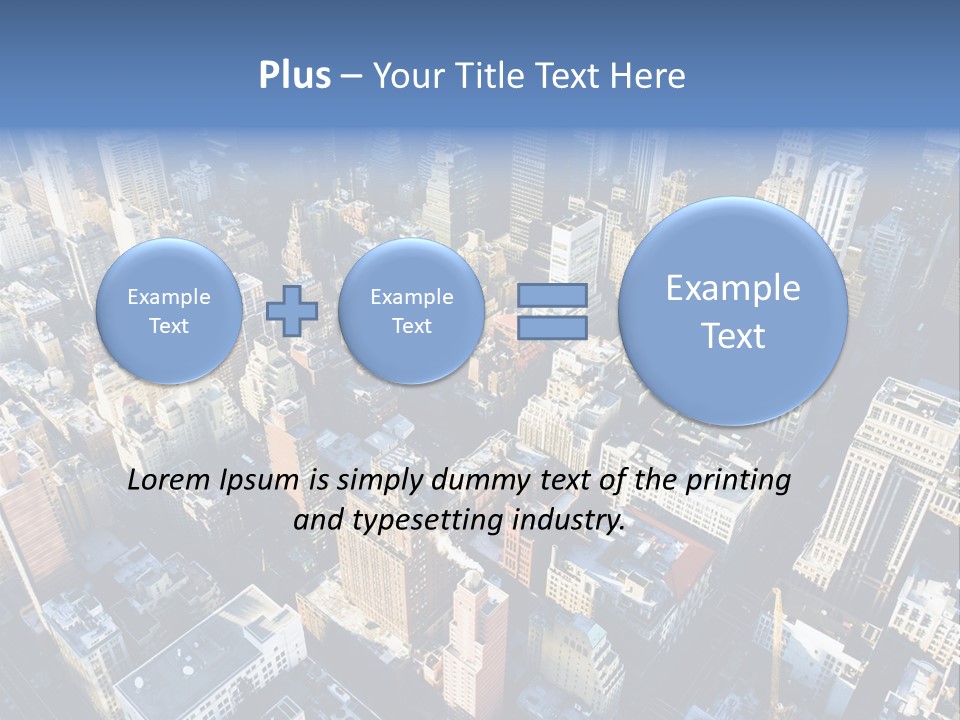 World City Outside PowerPoint Template