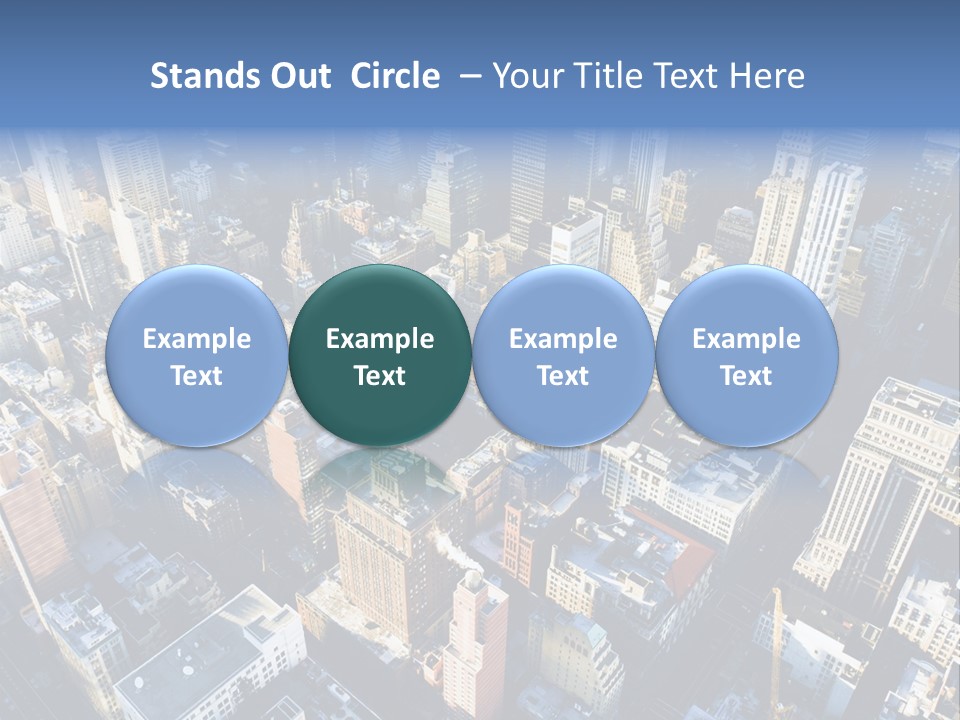 World City Outside PowerPoint Template