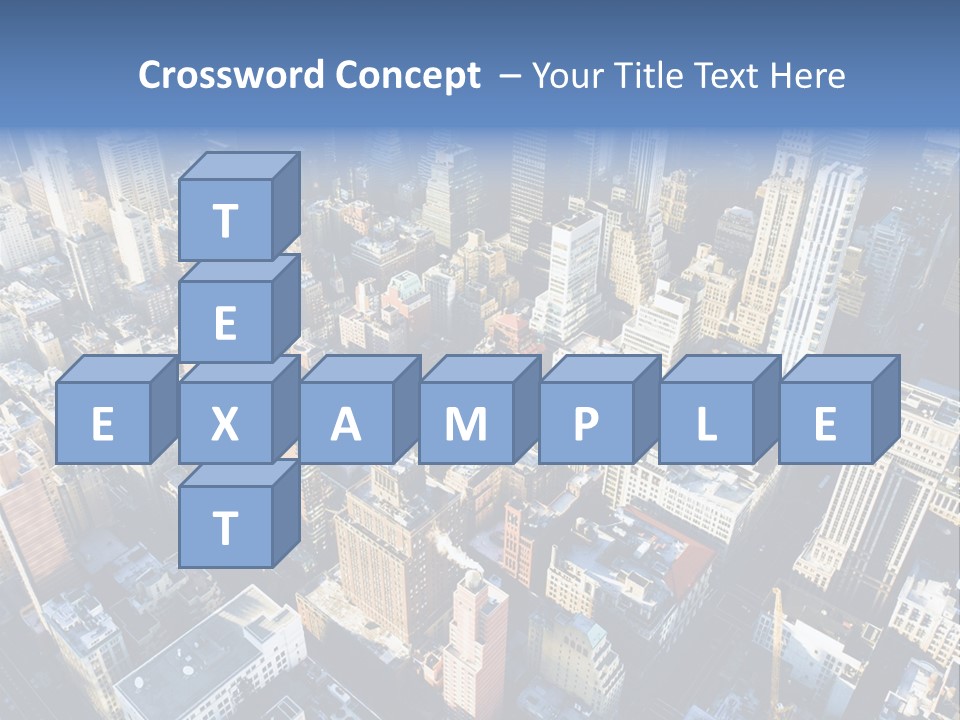 World City Outside PowerPoint Template