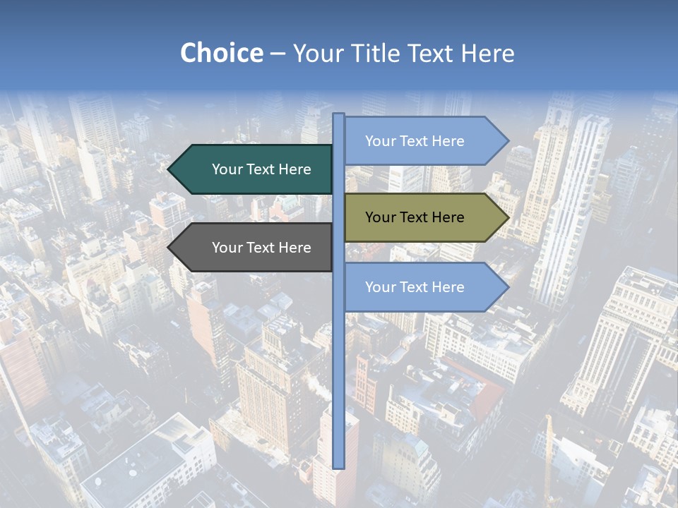 World City Outside PowerPoint Template