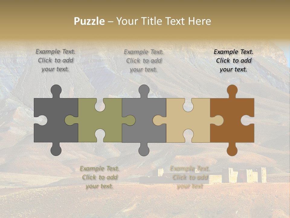 Travel Atlas Blue PowerPoint Template