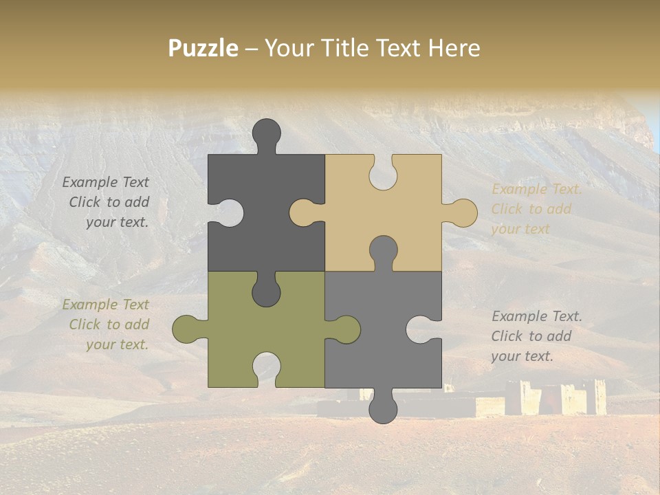 Travel Atlas Blue PowerPoint Template