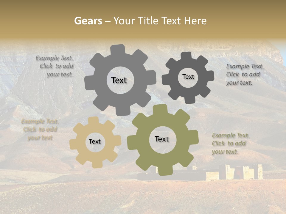 Travel Atlas Blue PowerPoint Template