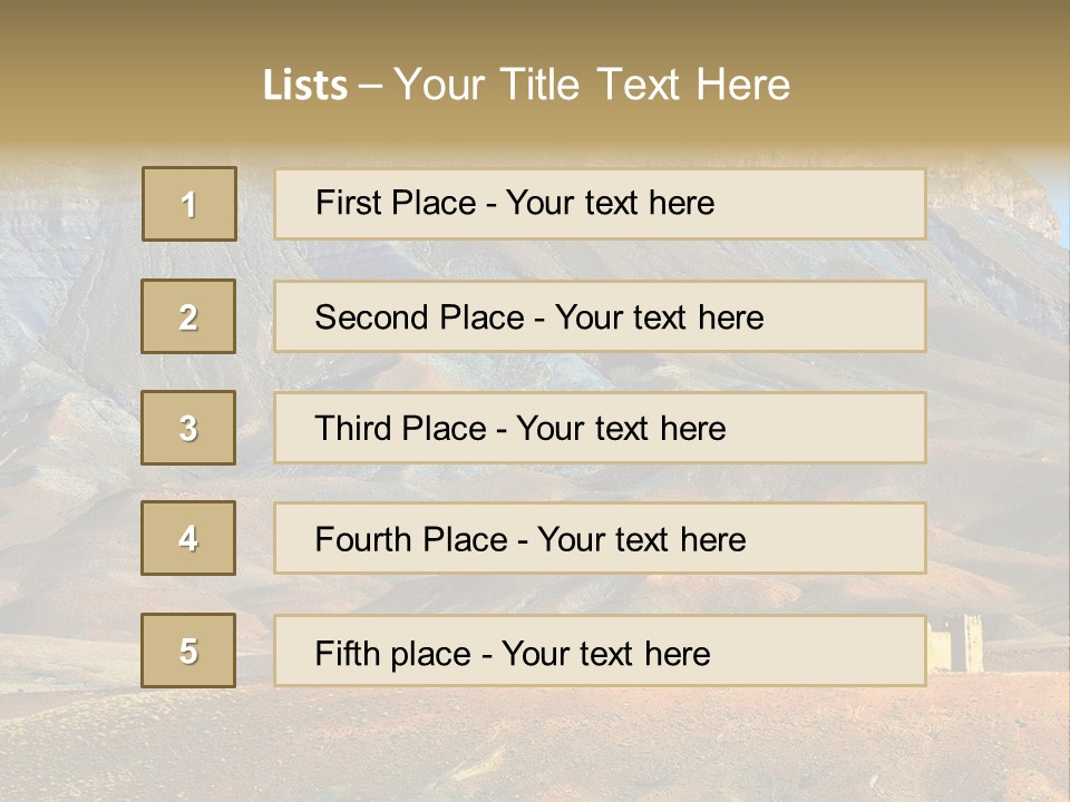 Travel Atlas Blue PowerPoint Template